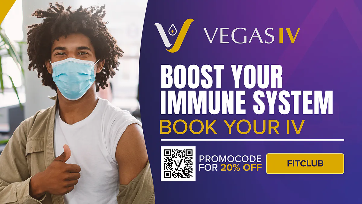 Vegas IV wellness campaign graphic
