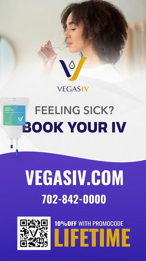 Vegas IV and Life Time partner banner