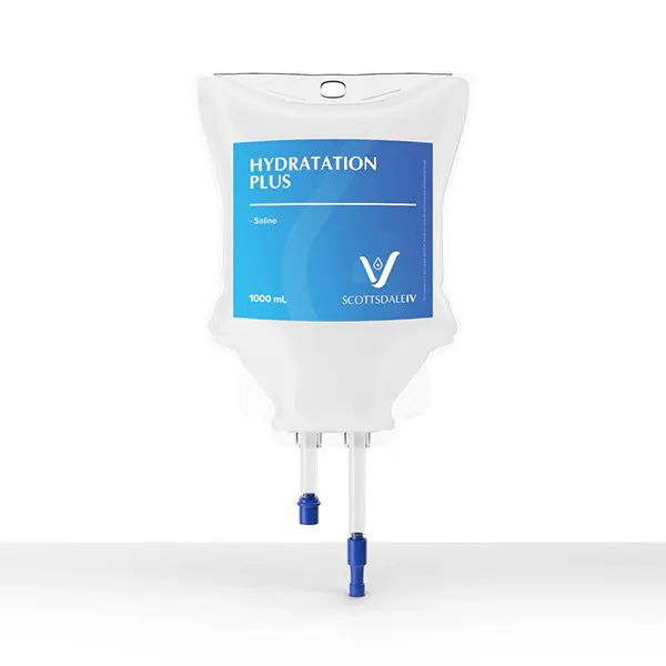 Vegas IV Hydration Plus bag packaging