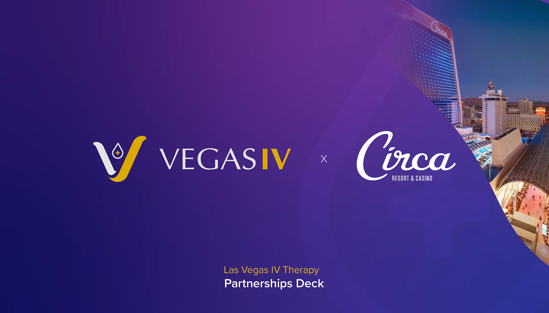 Vegas IV and Circa Las Vegas partnership presentation cover