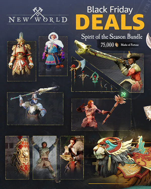 New World Black Friday lead offer layout