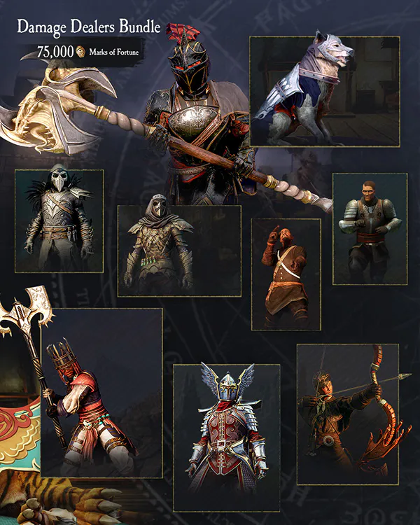 New World Black Friday armor and weapon offer layout