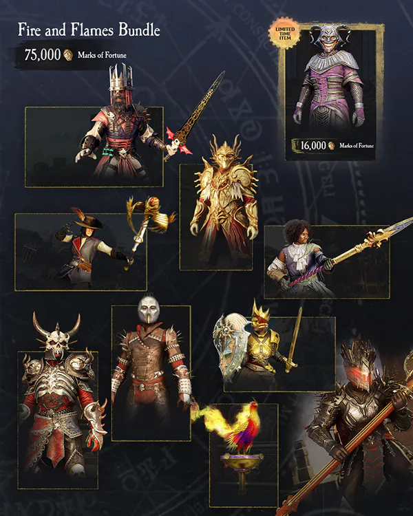 New World Black Friday housing and emote offer layout