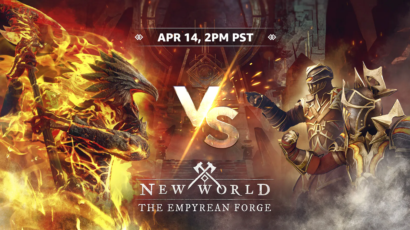 New World Empyrean Forge event key visual