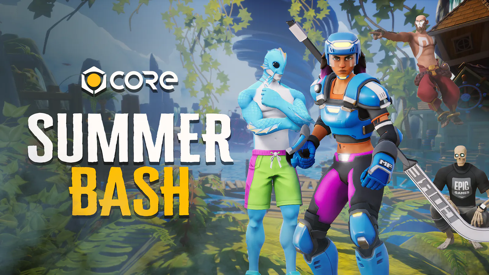 Core Summer Bash campaign key art