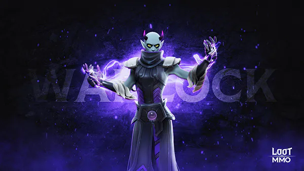 Core Loot MMO Warlock key art