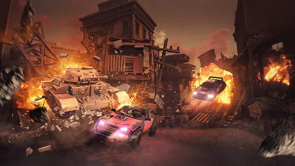 Core vehicle combat key art