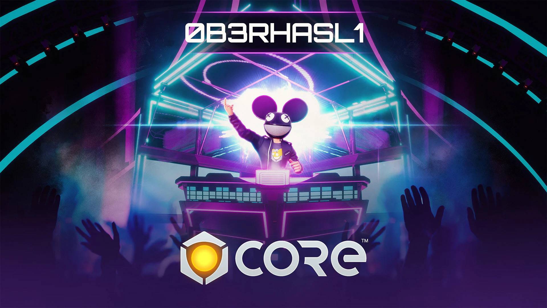 Core key art for the deadmau5 Oberhasli interactive music experience
