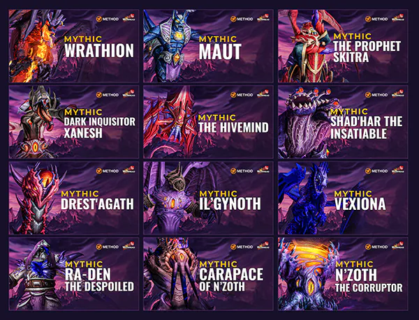 Method raid boss roster