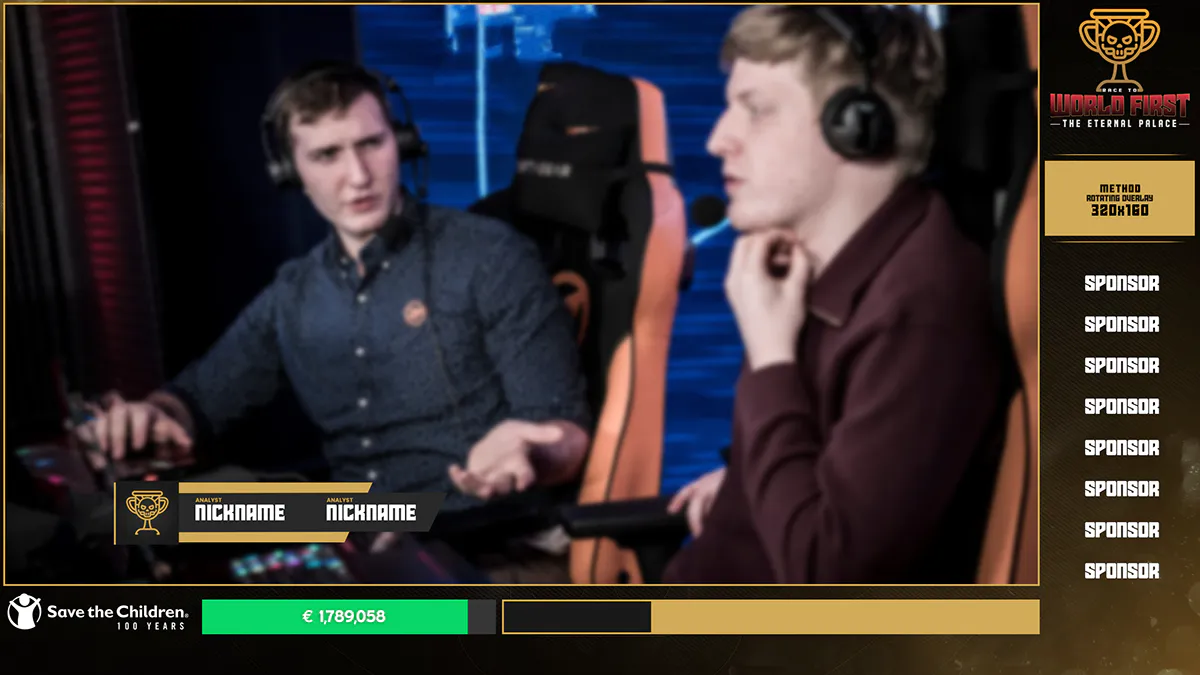 Method caster broadcast layout