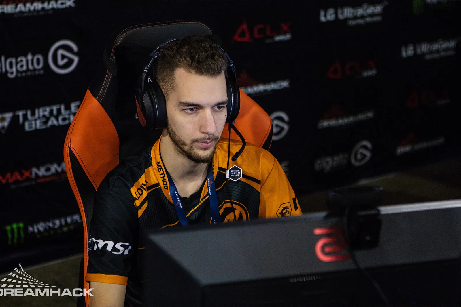 Method esports player at a competition