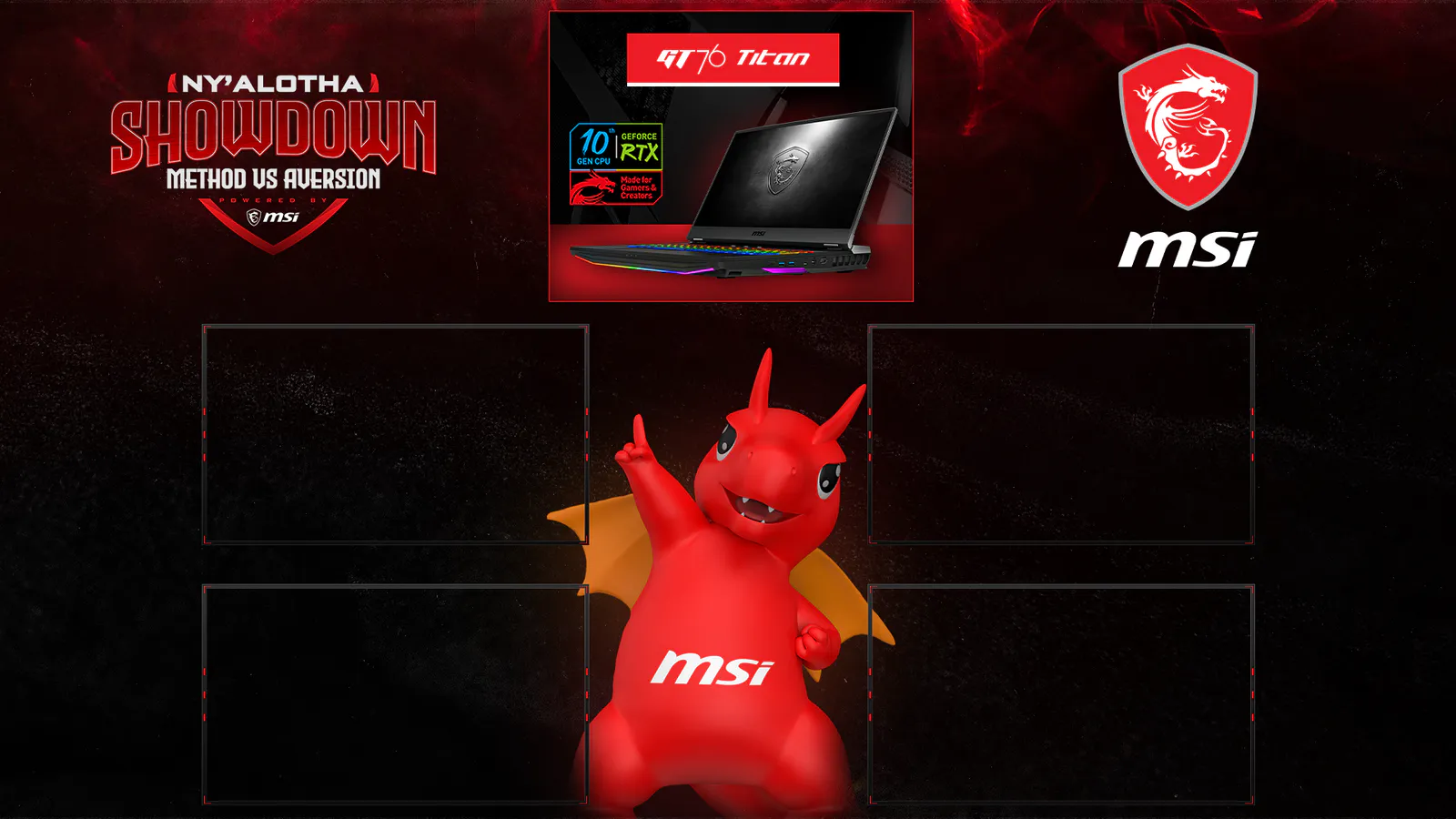 MSI Ny'alotha Showdown overlay system